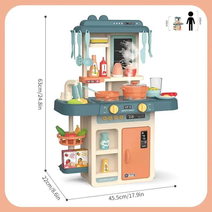 42%20Pcs%20Spraying%20Mist%20Kitchen%20Set%20with%20Light%20-Sound-Steam-Water,%20for%20Children%20-%20Image%207