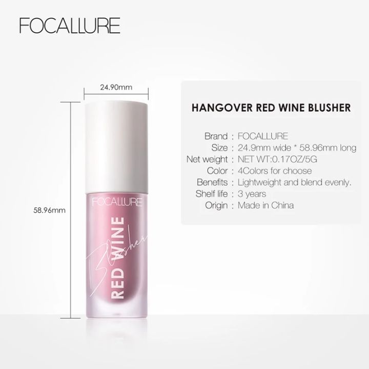 FOCALLURE%20Face%20Liquid%20Blusher%20Natural%20Looking%20Matte%20Cheek%20Blush%20Cream%20Make%20Up%20FA89%20-%20Image%203