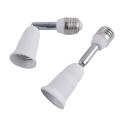Flexible Position Holder Extender E27 Socket Base Screw Bulb Extension Adapter Encounter. 