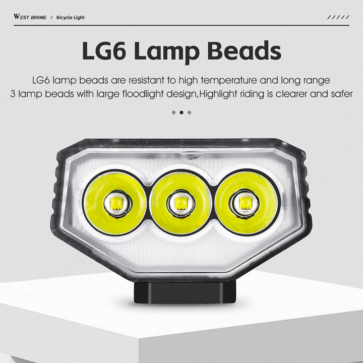 WEST%20BIKING%201500LM%20Bike%20Light%20Multiple%20LEDs%20Bicycle%20Headlights%20Battery%20Indicator%20IPX6%20Waterproof%20Cycling%20Light%20WIth%20Double%20Mount%20-%20Image%204