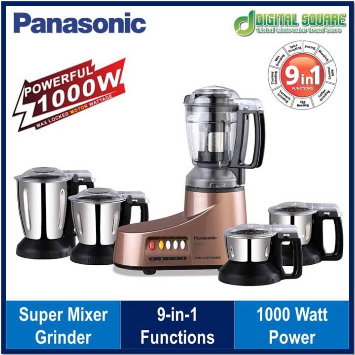 Panasonic MX-AC560 Heavy Duty 9-in-1 Super Mixer Grinder | 1000 Watt