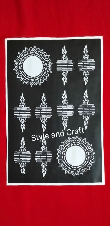 Mahida Sticker Bridal Mehendi Sticker | Daraz.com.bd