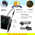Baseus L43 Mini Adapter for Lightning To 3.5mm Jack Adapter Audio Cable for iOS devices, iOS Systems or above.. IPH ONE X XS MAX/XS/XR etc. Audio Splitter for Charging Music Calling. 