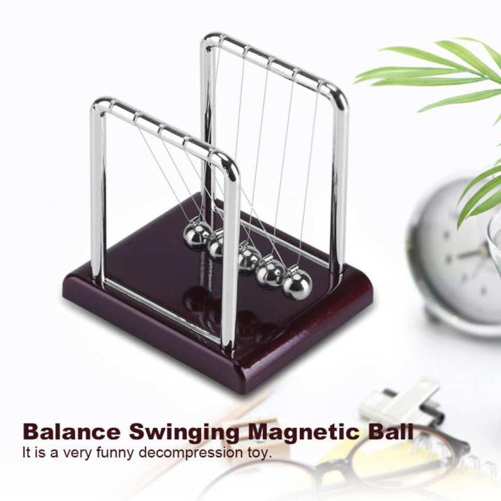 【The-Best】 Newtons Cradle Newton’s Balance Balls Educational Home Office Desktop Hot