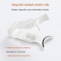 Plastic + Magnet Magnetic false eyelash curler Non-slip 5.25*3.69CM Magnet Lashes Curler Eyelashes  Lashes Clip Clamp Makeup Tools for Eyelash application Professional makeup Makeup enthusiasts. 