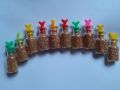 Glitter 3 Pieces bottles for Crafting- Golden Colour.