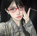 Fashion Oval Frame Glasses for Women Retro Blue Green Small Frame Glasses Anti Blue Light Glasses Y2K Style Eyeglasses. 