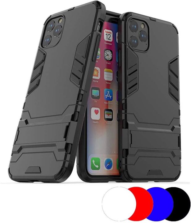 Armor%20Case%20For%20iPhone%2011%20Pro%20Phone%20Cover%20Dual%20Layer%20Hybrid%20Hard%20Back%20Case%20Armor%20Premium%20Tactical%20Grip%20Kickstand%20Shockproof%20Dual%20Layer%20Rugged%20Hard%20Cover%20-%20Image%203