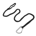 Kayak Paddle Leash, Paddle Board Leash Fishing Lanyard Tool Black. 