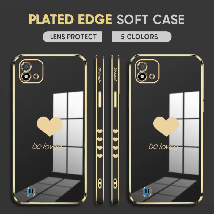 Luxury%206D%20Plating%20Case%20for%20Realme%20C11%202021%20Phone%20Cases%20Lover%20Heart%20Side%20Print%20Soft%20Silicone%20Square%20Back%20Cover%20-%20Image%202