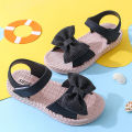 Baby Girls Bowknot Sandals Soft Sole Beach Shoes Toddlers Newborn Infant Summer Shoes.