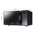 SAMSUNG CE76JD-M/D2 Grill Convection Microwave Oven with Ceramic Enamel Cavity - 21 Liter. 