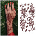 Henna Collection Lace Mehndi Sticker Hand Bridal Tattoo Temporary Design. 