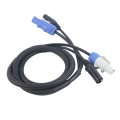 Powercon Cable Combination of Powercon Plug and XLR Signal Line for Light Power Connection Signal Transit(B).