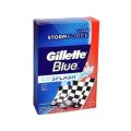 100 ml Gillette Blue After Shave Splash International European product used for male. 