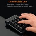 New 2.4GHz Wireless Wired Keyboard Bluetooth Mini USB Numeric Keypad Numpad Receiver Floating Key 19 Keys Number Pad. 
