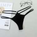 Thin Strap Hollow Panties Women Sexy G-String Soft Lingerie Low Rise Thong Breathable Female Underwear Solid Color Briefs. 