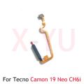 For Tecno Camon 19 Neo CH6i Home Button Fingerprint Sensor Return Power Flex Cable. 