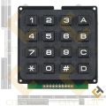 Keypad Telephone Style 4x4 16 Button Membrane Switch Matrix Array Keyboard Keypad Module Use Key PIC AVR Stamp Plastic Keys Switch For Arduino Controller. 