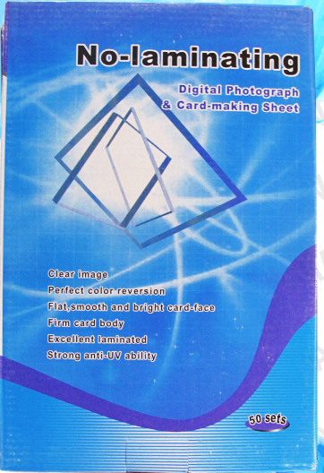 Inkjet Print PVC ID Card Making Sheets Materials A4 Size 50sets