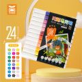 Haomei Stationery 36 Colors Children's Painting Acrylic Marker Set Kindergarten Student Caricature Acrylic Quick Dries. 