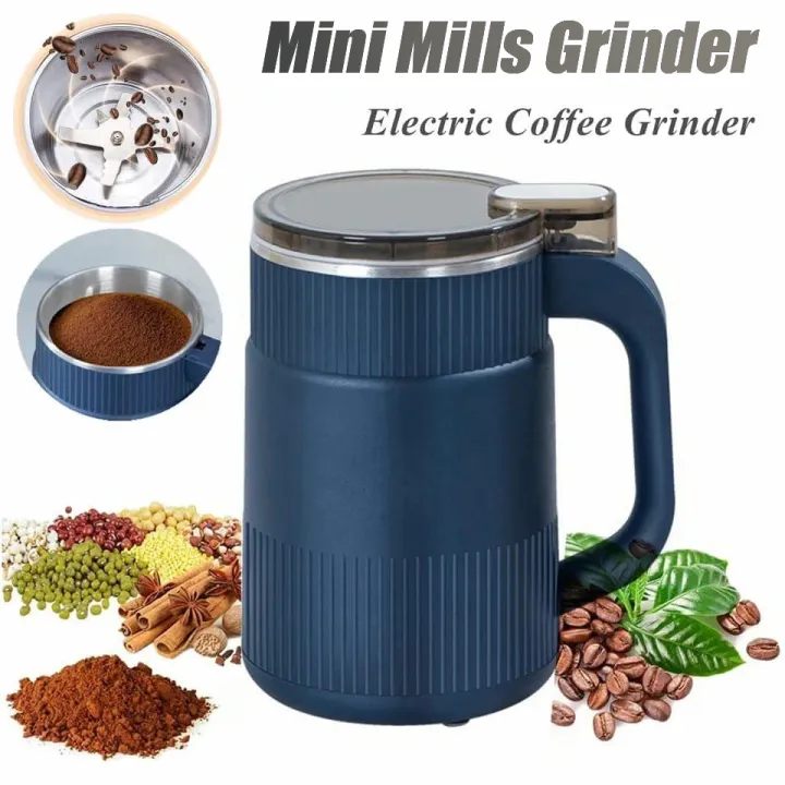 Electric%20Coffee%20Grinder%20and%20Food%20Processor%20Machine%20-%20Multifunctional%20300W%20Smart%20Electric%20Grinder%20for%20Coffee,%20Fruits,%20Condiments%20and%20All%20Kinds%20of%20Grains%20-%20Household%20Small%20Powder%20Grinding%20Machine%20-%20Best%20Coffee%20Beans%20(Blue)%20-%20Image%208