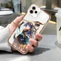 Cellphone Case For iPhone 6 6S 7 8 Plus XR X XS Max 14 15 PRO MAX PLUS SE 2 3 Phone Casing Soft Popular Angel Eyes Genshin Impact Game Wanderer Scaramouche TPU Shockproof Anti-falling Clear Back Cover Camera Protective. 