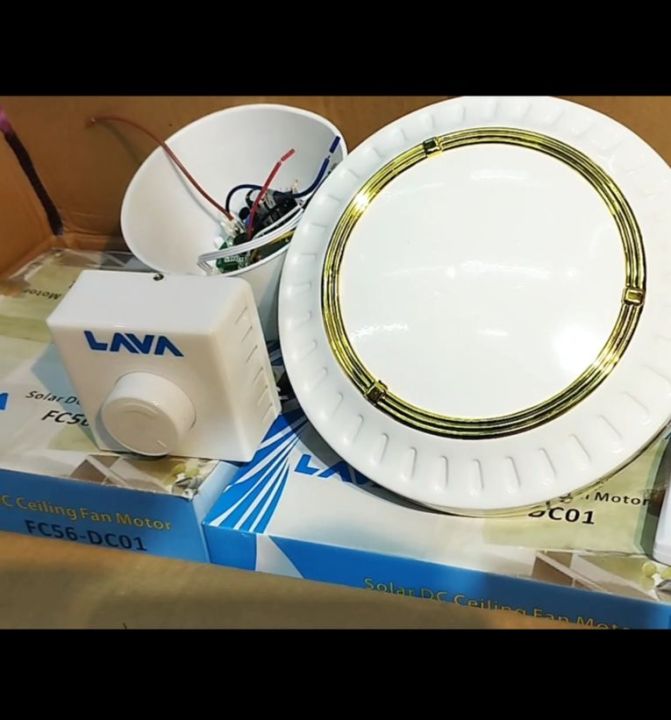 LAVA%20Dc%2056%20inch%20Solar%20ceiling%20fan%20with%20Regulator,%20Only%2024w.%2012v%20for%20DC%20-%20Image%203