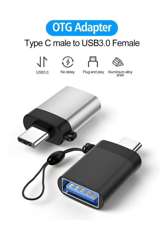 Otg%20Type%20C%20USB%203.0%20Metal%20Body%20type%20c%20to%20usb%20female%20converter%20Adapter%20GB%205%20-%20Image%207