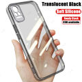 lthmy for Xiaomi Civi 1S case soft semi-transparent black silicone flexible shockproof cover skin yellowing-resistant crystal clear jelly casing. 