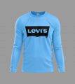 Fashionable Leevis Long SLeeve Round Neck Tshirt For Men & Women - T Shirt. 