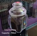 Acrylic Storage Airtight Jar 750 Ml - Keep Your Kitchen Organized With This Clear Acrylic Food Storage Jar. Ideal For Storing Sugar - Salt Tea - Spices - Herbs And Condiments. 