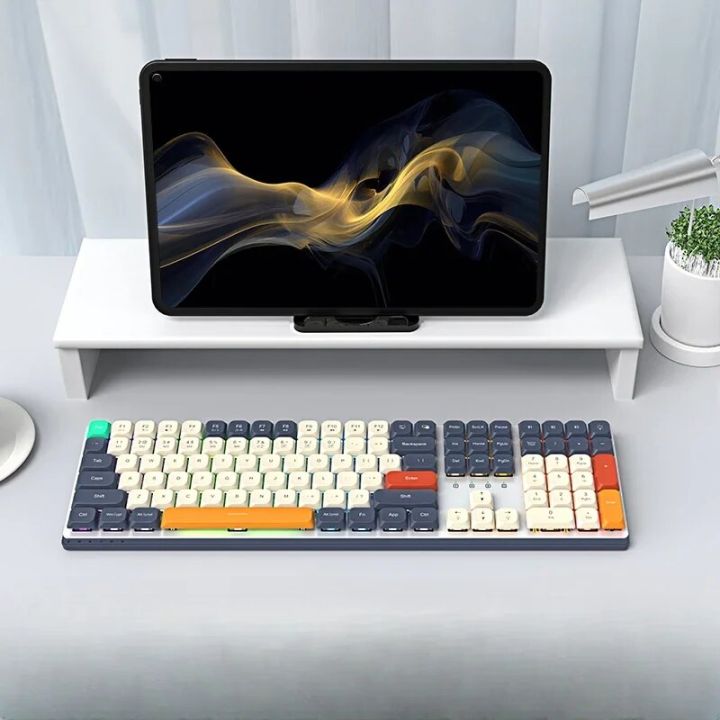 ECHOME%20Ultra%20Thin%20Wireless%20Mechanical%20Keyboard%20Slim%20Compact%20110%20Key%20Gaming%20Keyboard%20Hotswap%20Low%20Profile%20Linear%20Red%20Brown%20Switche%20-%20Image%207