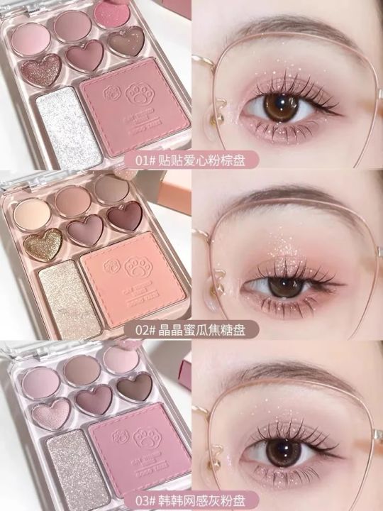 GOGO%20TALES%20Love%20Eye%20Shadow%20Plate%20Blush%20Highlights%20One%20Plate%20Caramel%20Powder%20Brown%20Earth%20Color%20Eye%20Makeup%20JokeT%20-%20Image%203