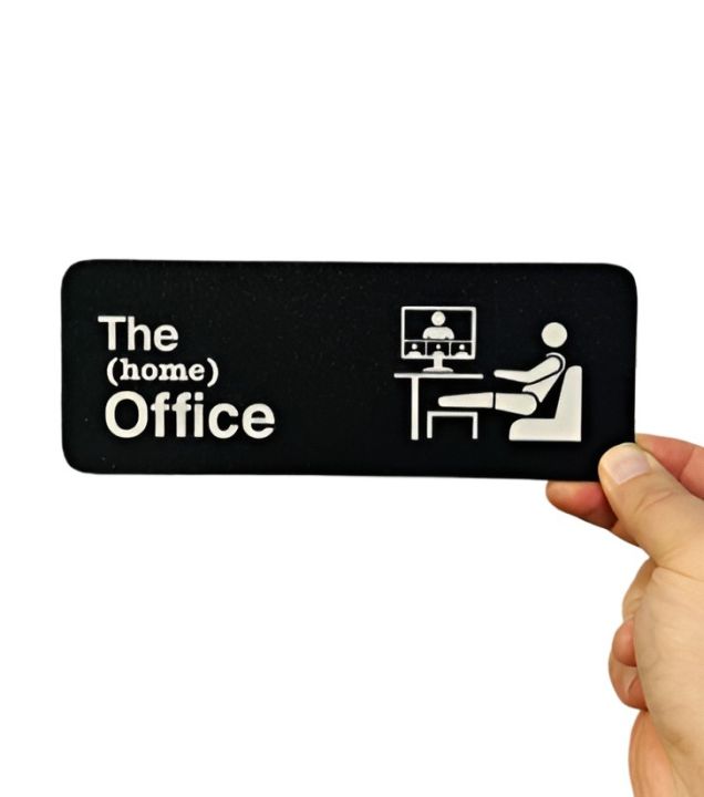 Room Door Sign Plate Decal Fun Cool Funny Room Door Sign for Home