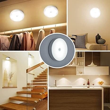 Motion Light 8 LED Motion Sensor Induction Light Night Light Cabinet ...