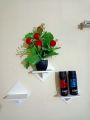 Punch Free Wall Mounted Kite Shape Wall Shelf With Free Magic Tape For Easy Hangings .Wall Mounted Showpiece Holder. 