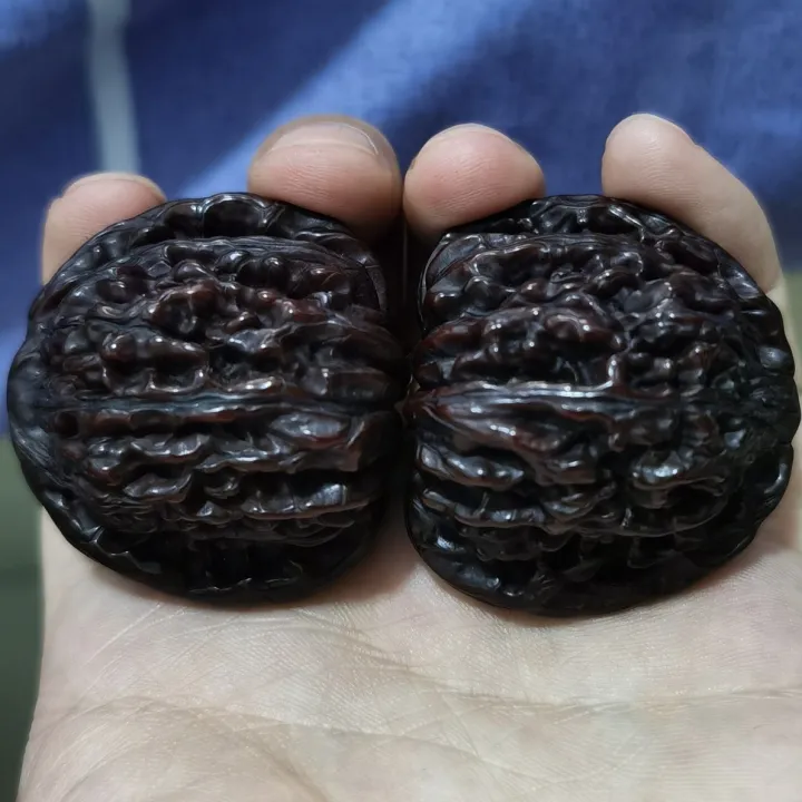 Domineering%20Personalized%20Stuffy%20Wang%20Yong%20Da%20Officer's%20Cap%20Four%20Buildings%20Floor%20Black%20Collection%20Walnuts%20Antique%20Jadified%20Hand%20Pieces%20Shaped%20-%20Image%203