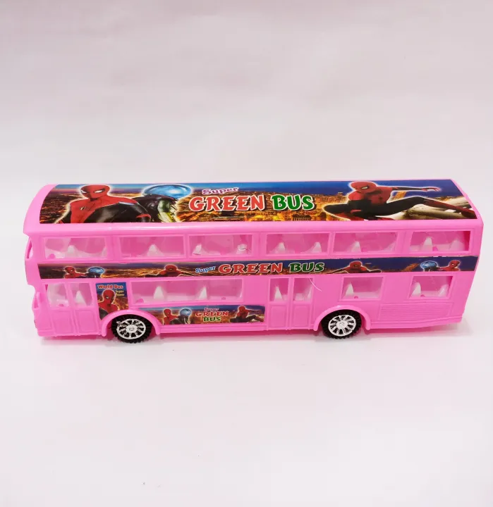 Double%20Deck%20Spider%20Bus%20Toy%20Car%2011''inch%20For%20Kid-%20Plastic%20Toy%20-%20Image%202
