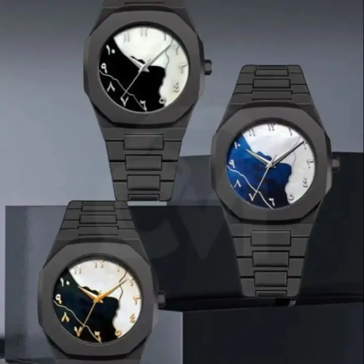 New%20Aura%20Arabic%20Watch%20Men's%20Quartz%20Watch%20Black%20Carbon%20Plastic%20watch%20for%20men%20-%20Image%202