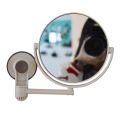 Bath Mirror Cosmetic Mirror 1X/3X Magnification Suction Cup Adjustable Makeup Mirror Double-Sided Bathroom Mirror. 