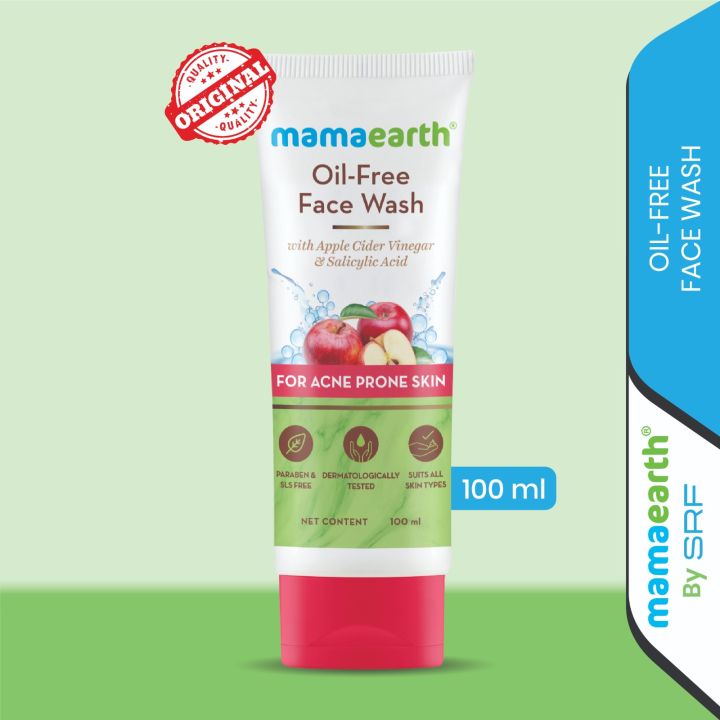 Mamaearth Oil-Free Face Wash with ACV & Salicylic Acid 100ml