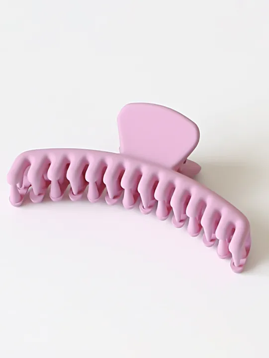 Large%20Hair%20Claw%20Clips%20For%20Women%20Simple%20Acrylic%20Headwear%20Korean%20Matte%20Color%20Crab%20Teeth%20Hairpin%20Plastic%20Hairgrips%20Accessories%20-%20Image%204