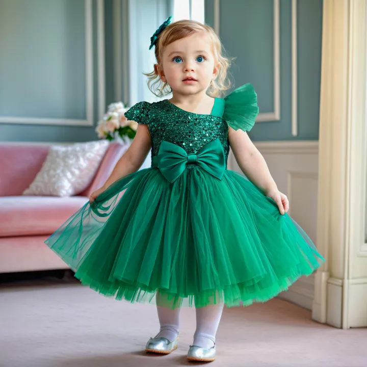 %E3%80%90Exclusive%20Limited%20Edition%E3%80%91%20Toddler%20Girls%20Party%20Dress%20Sequins%20Princess%20Evening%20Mesh%20Gown%20Girls%20Fly%20Sleeves%201-5Years%20Birthday%20Weddings%20Baby%20Girls%20Dress%20-%20Image%202