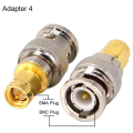 NAMUNY SMA to BNC Kits 2 Set RF Adapter Connector Kits for SDR Ham Radio Baofeng UV-5R UV82 V-5R5 Two Way Handheld Radio B. 