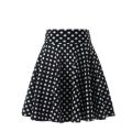 2023 Flared Skirts Women's Basic Shorts Skirt Fashion Versatile Black Casual Mini Skater Medium Pleated Fluffy Skirt Plus Size.