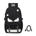 Fashion Backpack School Bags Daypack USB chargeing Port Laptop Bag Handbag for Boys Men. 