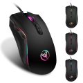 Hongsund Upgraded version RGB Light 7200DPI Macro Programmable 7 Buttons Optical USB Wired Mouse Gamer Mice computer Gaming. 