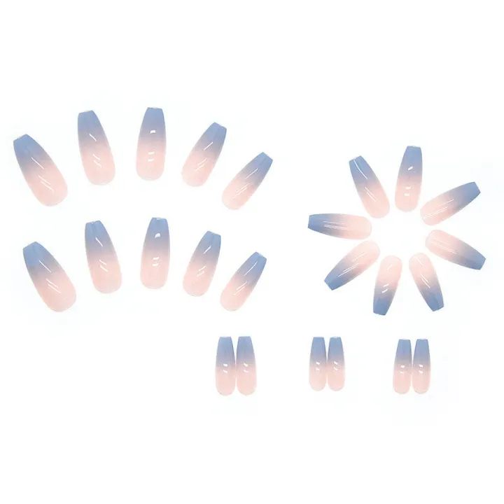 24Pcs%20Pink%20Blue%20Fake%20Nails%20with%20Glue%20DIY%20False%20Nails%20Wearable%20Nails%20Long%20Artificial%20Nails%20-%20Image%203