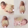 Newborn Photography Angel Wings Costume (Gold Color). 